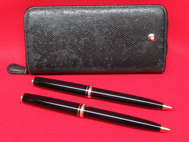 ボールペン 2本セット ボールペン用リフィル  収納ペンケース付属 1